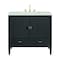 James Martin Vanities 36'' Vanity, Carbon Oak w/ 3 CM Lime Delight Quartz Top 485-V36-CBO-3LDL - alternate 1